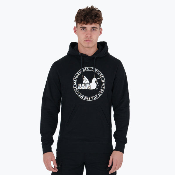 Civilian Uniform Hoodie Black - Peaceful Hooligan 