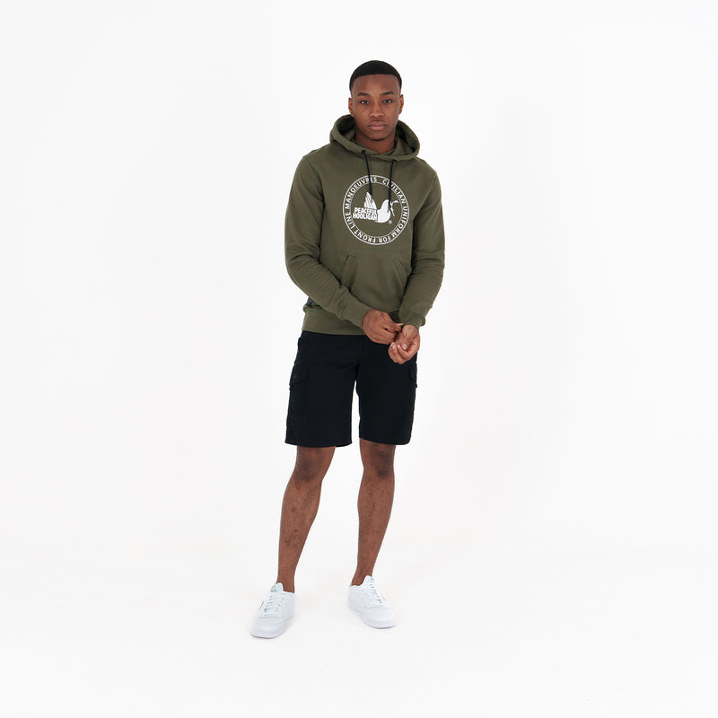 Civilian Uniform Hoodie Olive - Peaceful Hooligan 