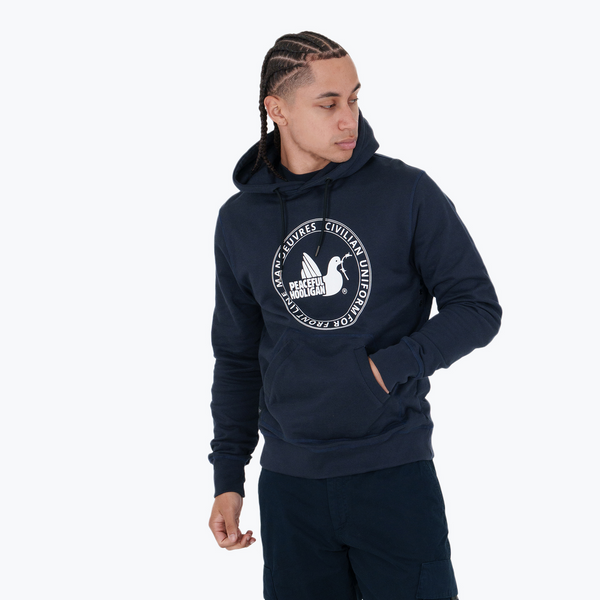 Civilian Uniform Hoodie Navy - Peaceful Hooligan 