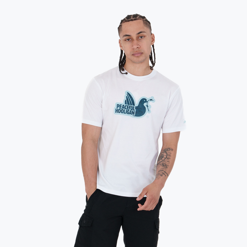 DPM Dove T-Shirt White - Peaceful Hooligan 