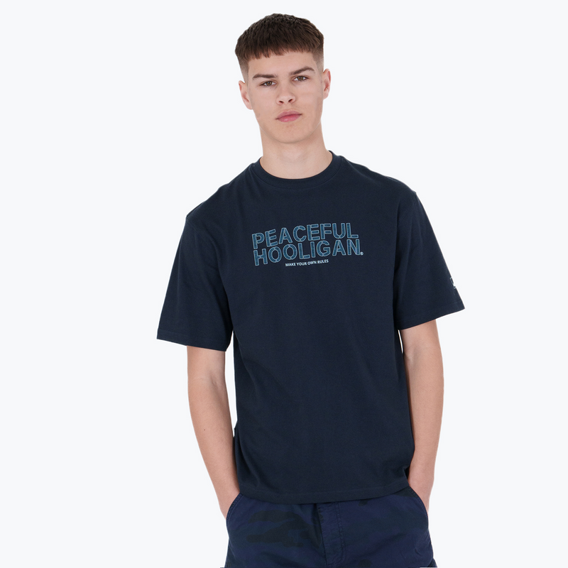 DPM Patton T-Shirt Navy - Peaceful Hooligan 