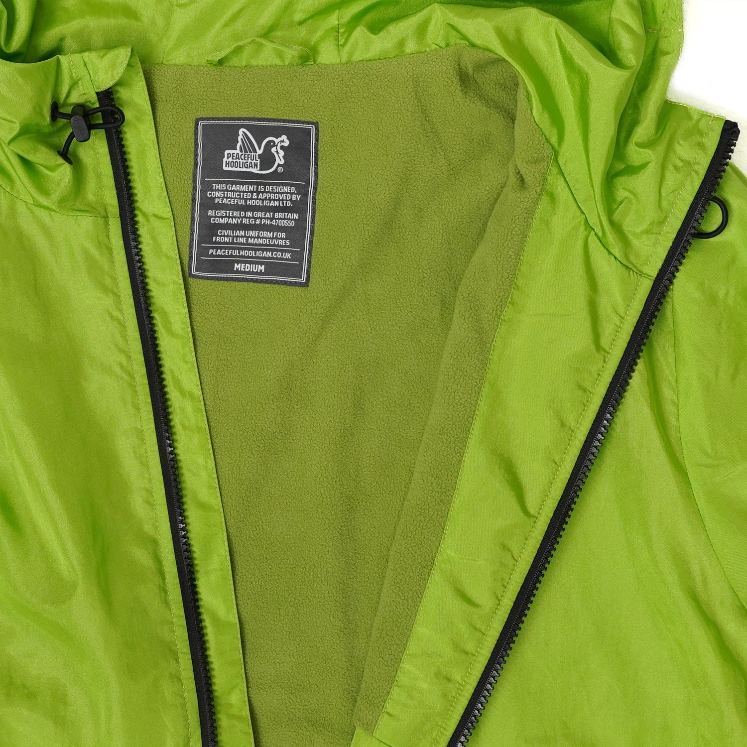 Draw Jacket Leaf Green - Peaceful Hooligan 