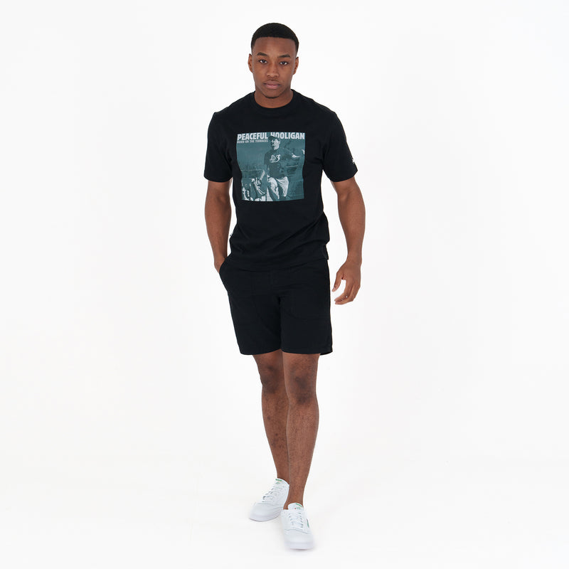 Terrace Fanatic T-Shirt Black - Peaceful Hooligan 