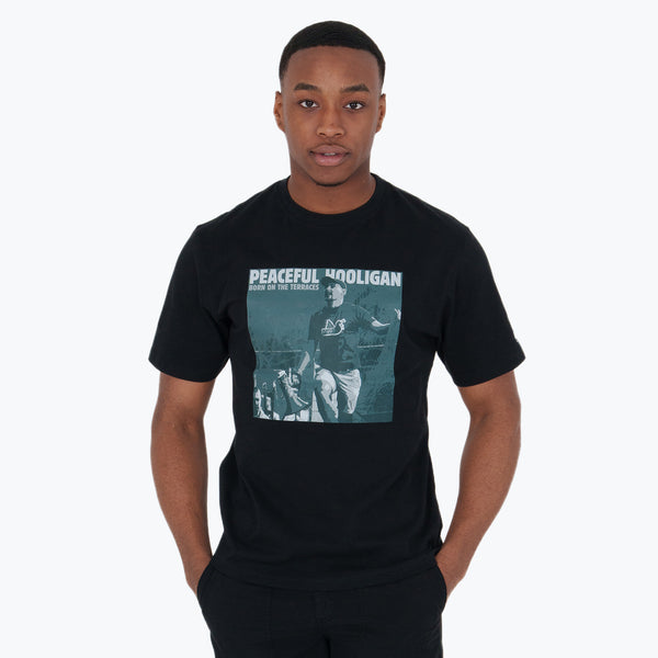 Terrace Fanatic T-Shirt Black - Peaceful Hooligan 