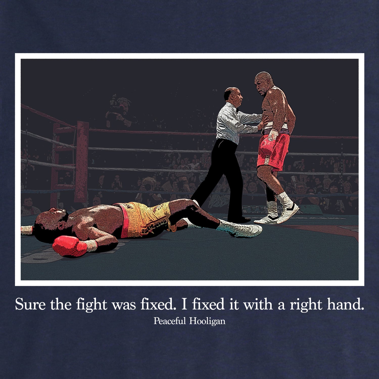 Foreman T-Shirt Navy - Peaceful Hooligan 