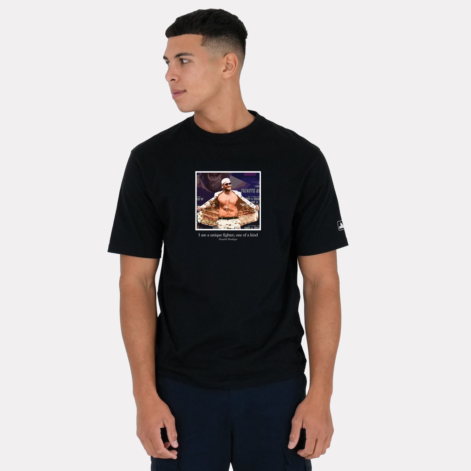 Fury T-Shirt Black - Peaceful Hooligan 