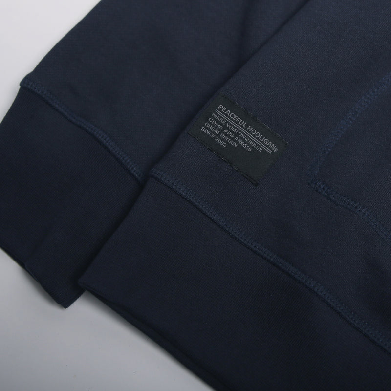 Clough Hoodie Navy - Peaceful Hooligan 