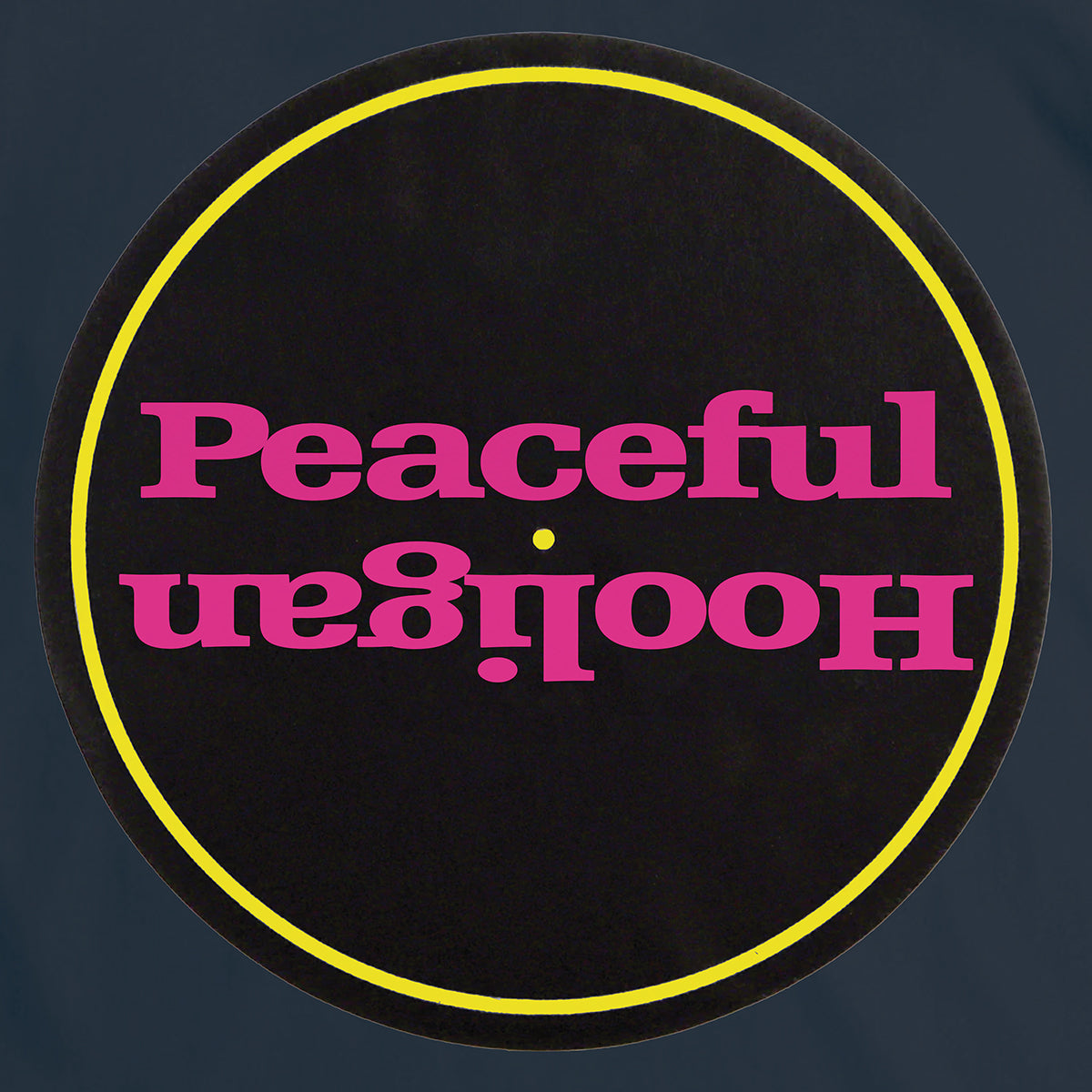 Technics T-shirt Navy - Peaceful Hooligan 