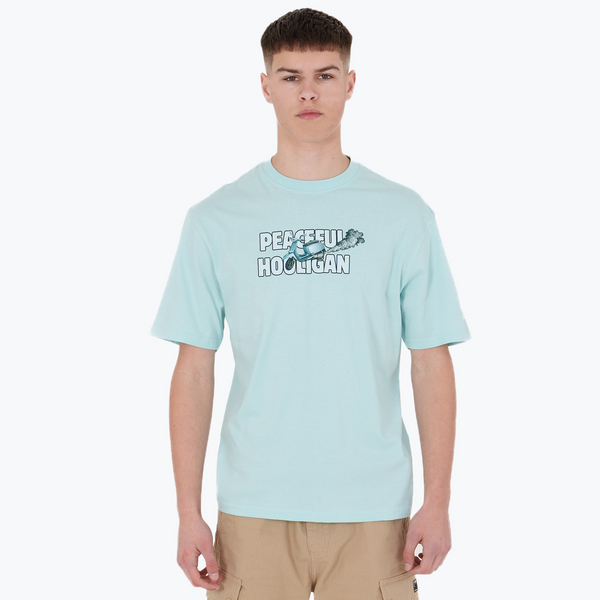 Lambretta T-Shirt Crystal Blue - Peaceful Hooligan 
