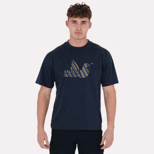 Marching On Dove T-Shirt Navy