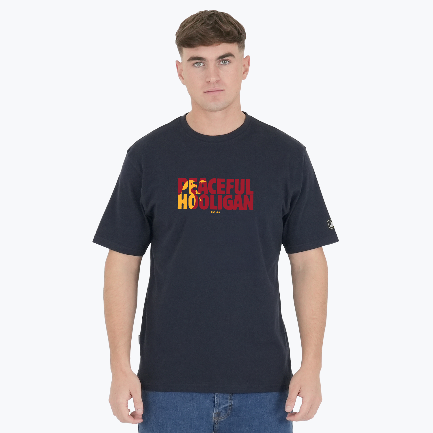 Roma T-Shirt Navy - Peaceful Hooligan 