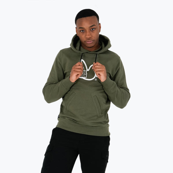 Outline Hoodie Olive