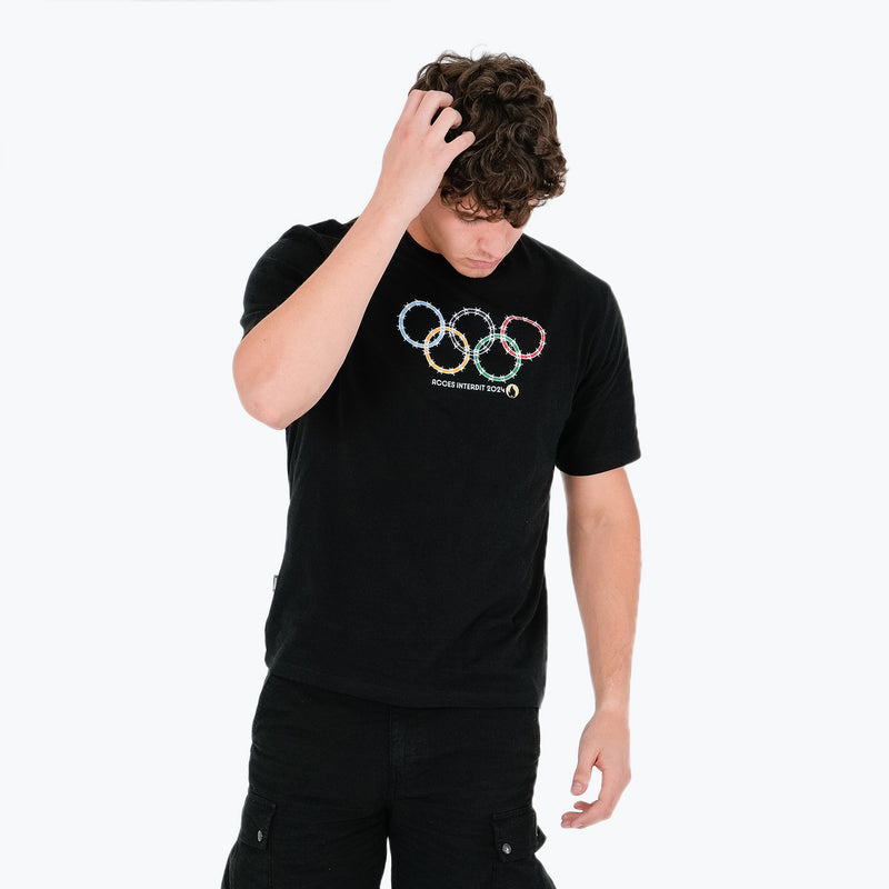 Olympic T-Shirt Black - Peaceful Hooligan 