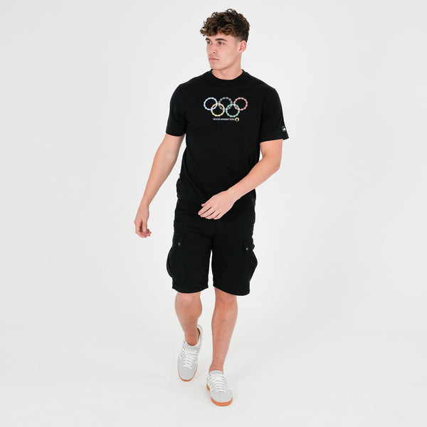 Olympic T-Shirt Black - Peaceful Hooligan 