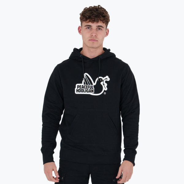 Outline Hoodie Black