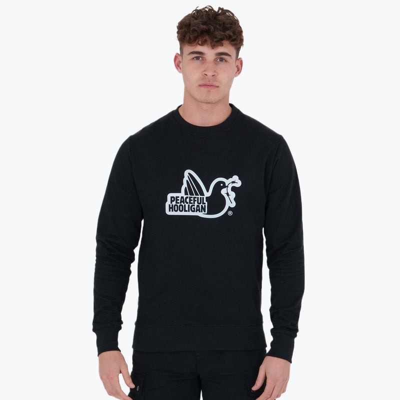 Outline Sweatshirt Black