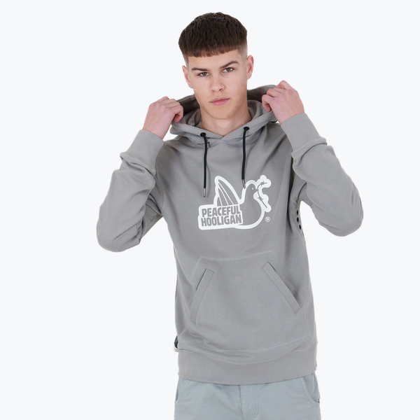 Outline Hoodie Chiseled Stone