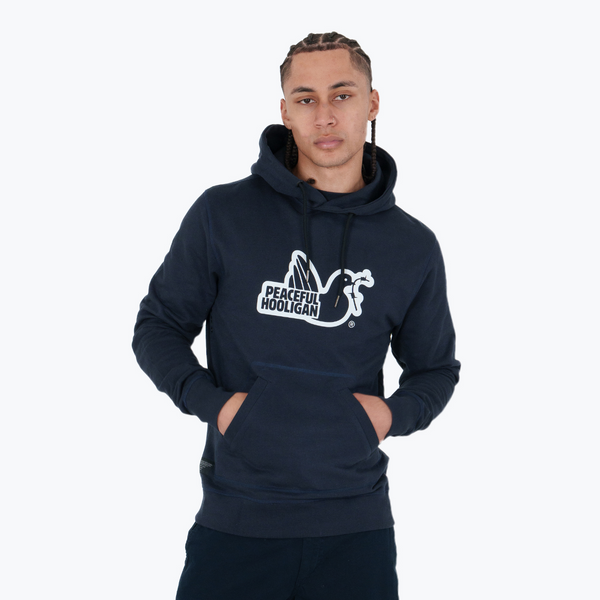 Outline Hoodie Navy