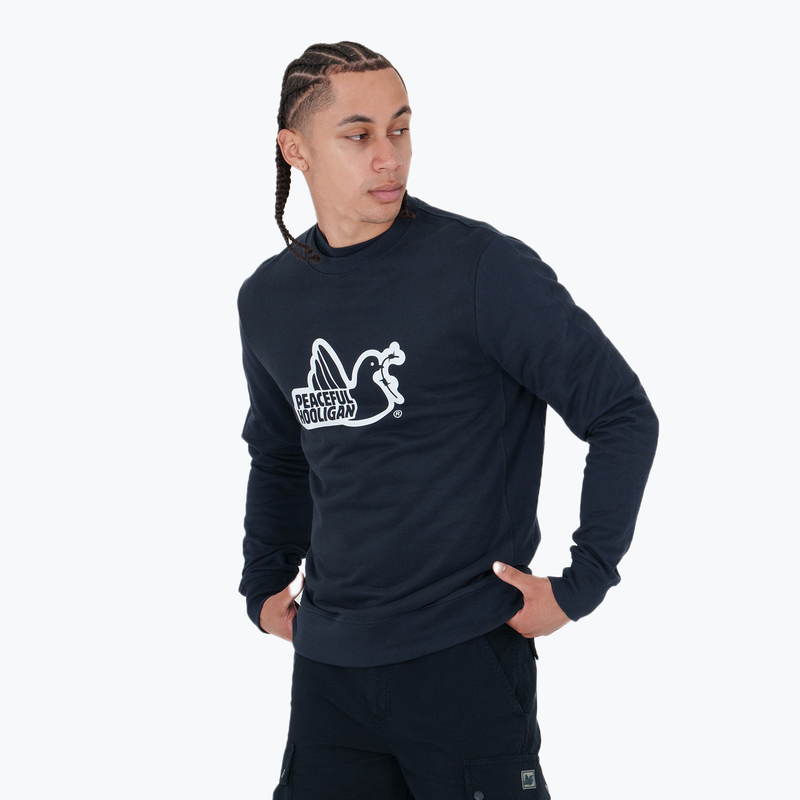 Outline Sweatshirt Navy