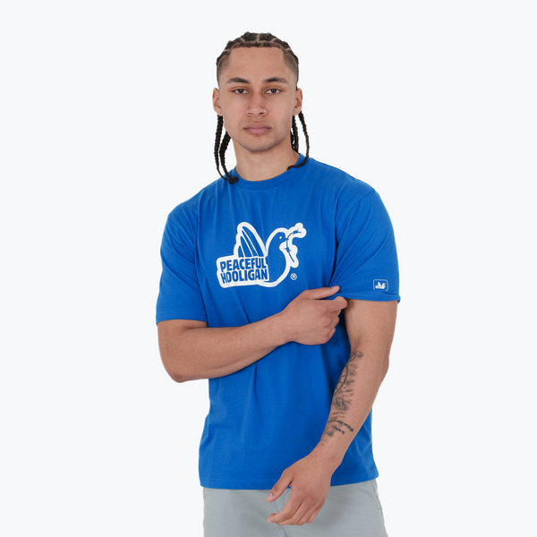 Outline T-Shirt Cobalt - Peaceful Hooligan 