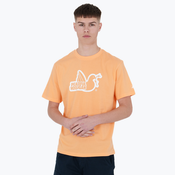 Outline T-Shirt Salmon - Peaceful Hooligan 