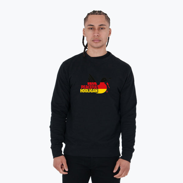 Germany Dove Sweatshirt Black - Peaceful Hooligan 