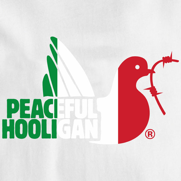 Italy Dove T-Shirt White - Peaceful Hooligan 