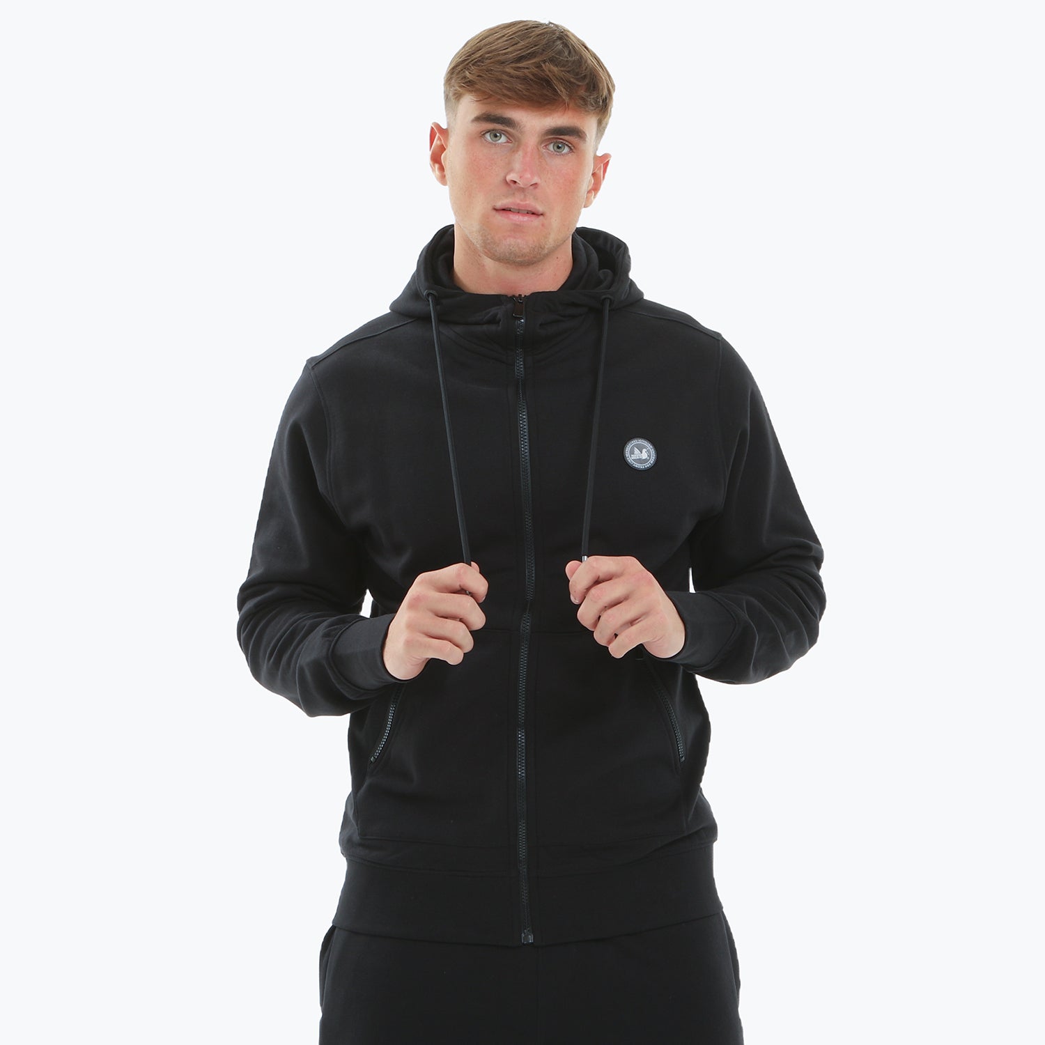 Paddock Zip Hoodie Black