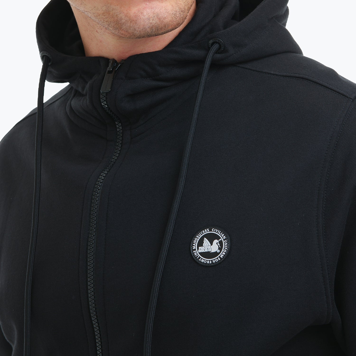 Paddock Zip Hoodie Black