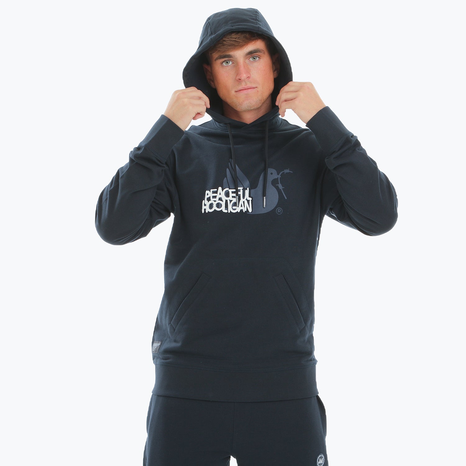 Tagged Hoodie Navy