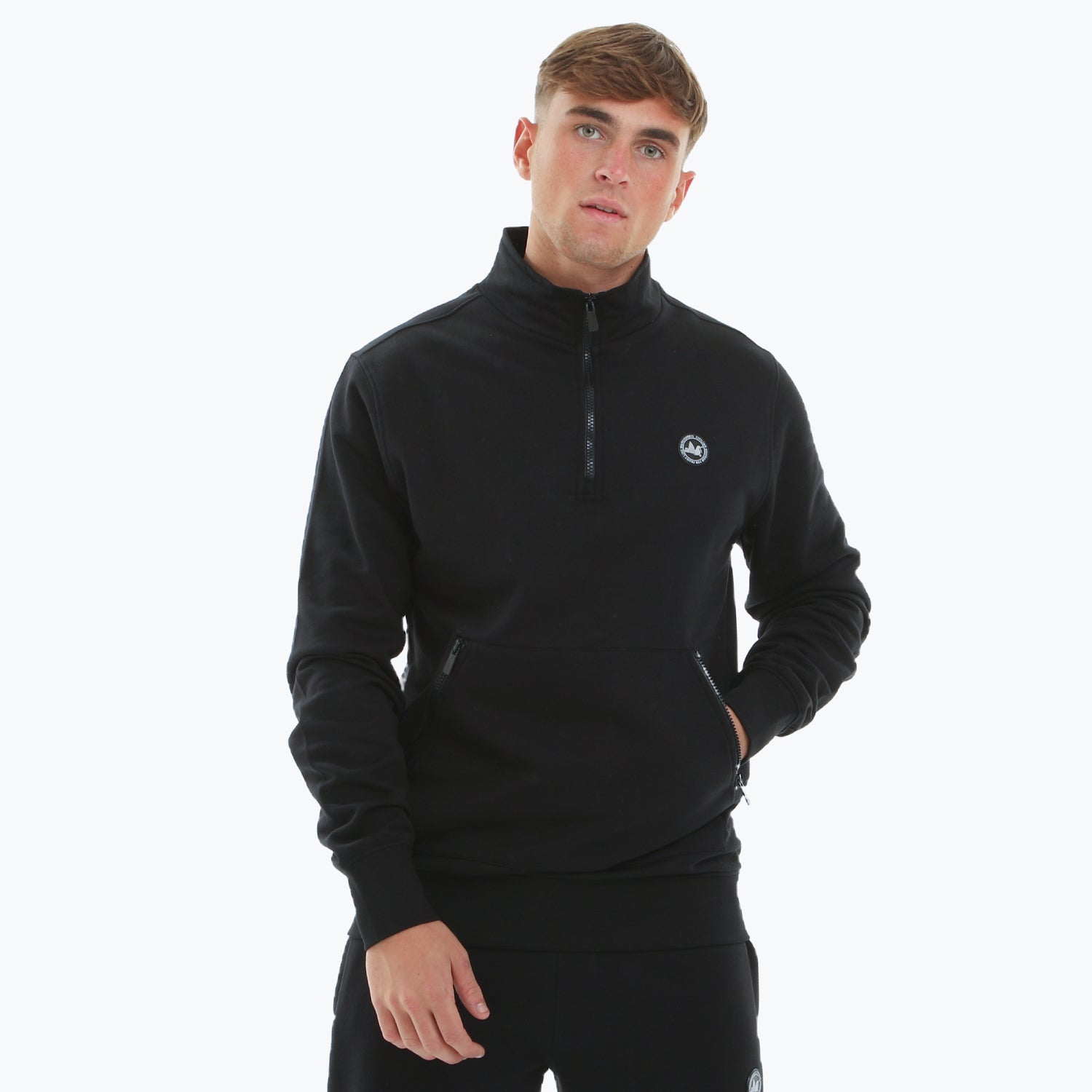 Paddock 1/4 Zip Black