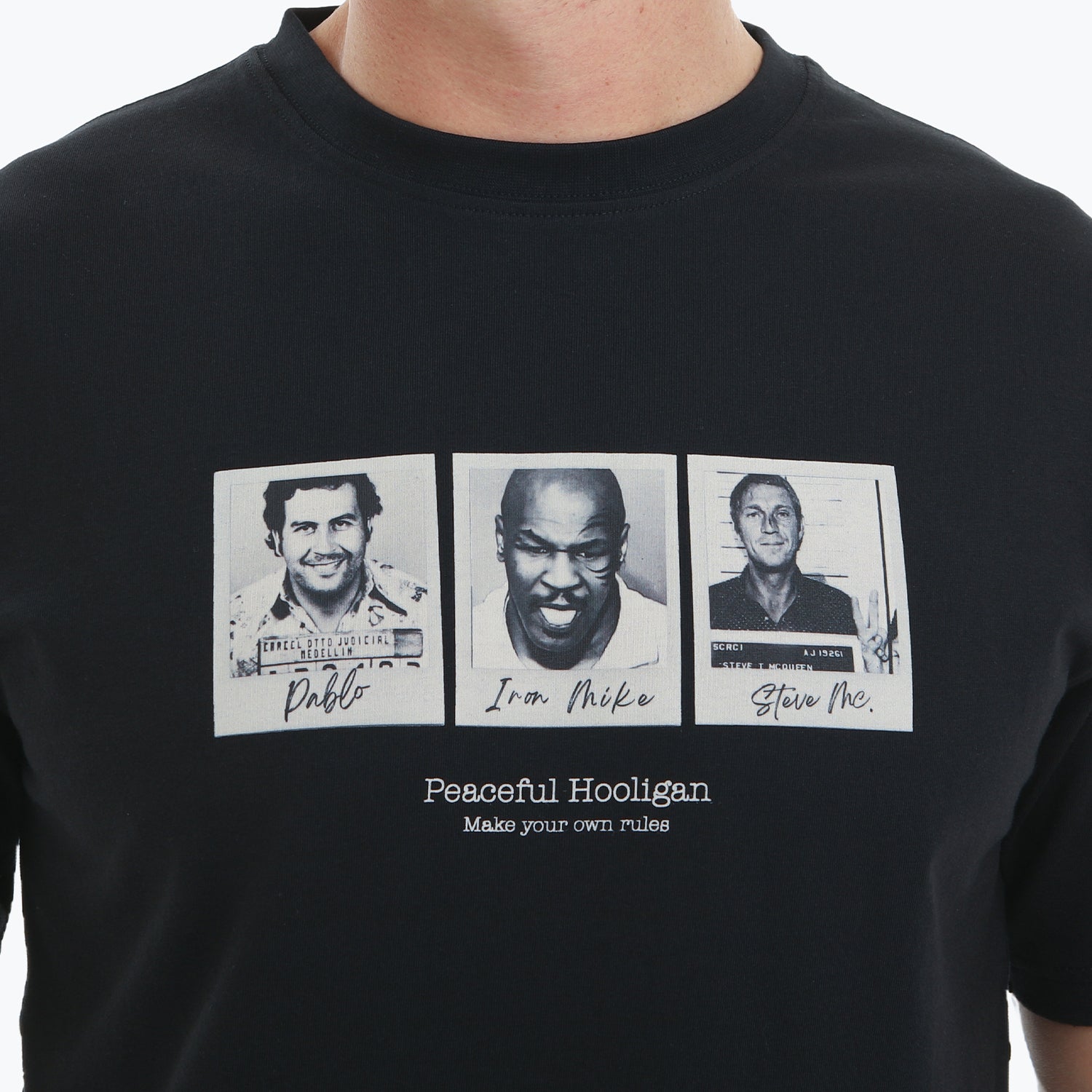 Mugshot T-Shirt Black