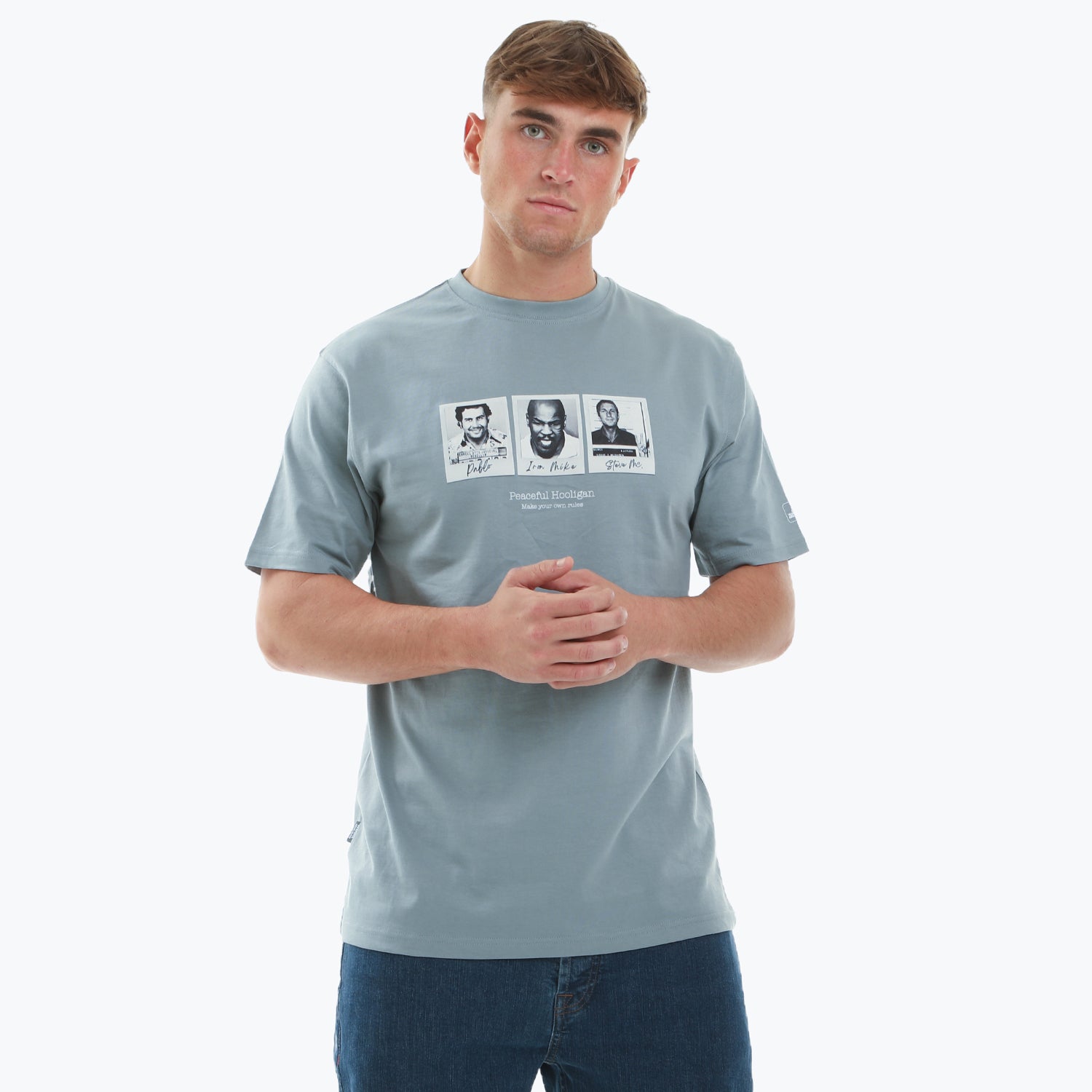 Mugshot T-Shirt Slate