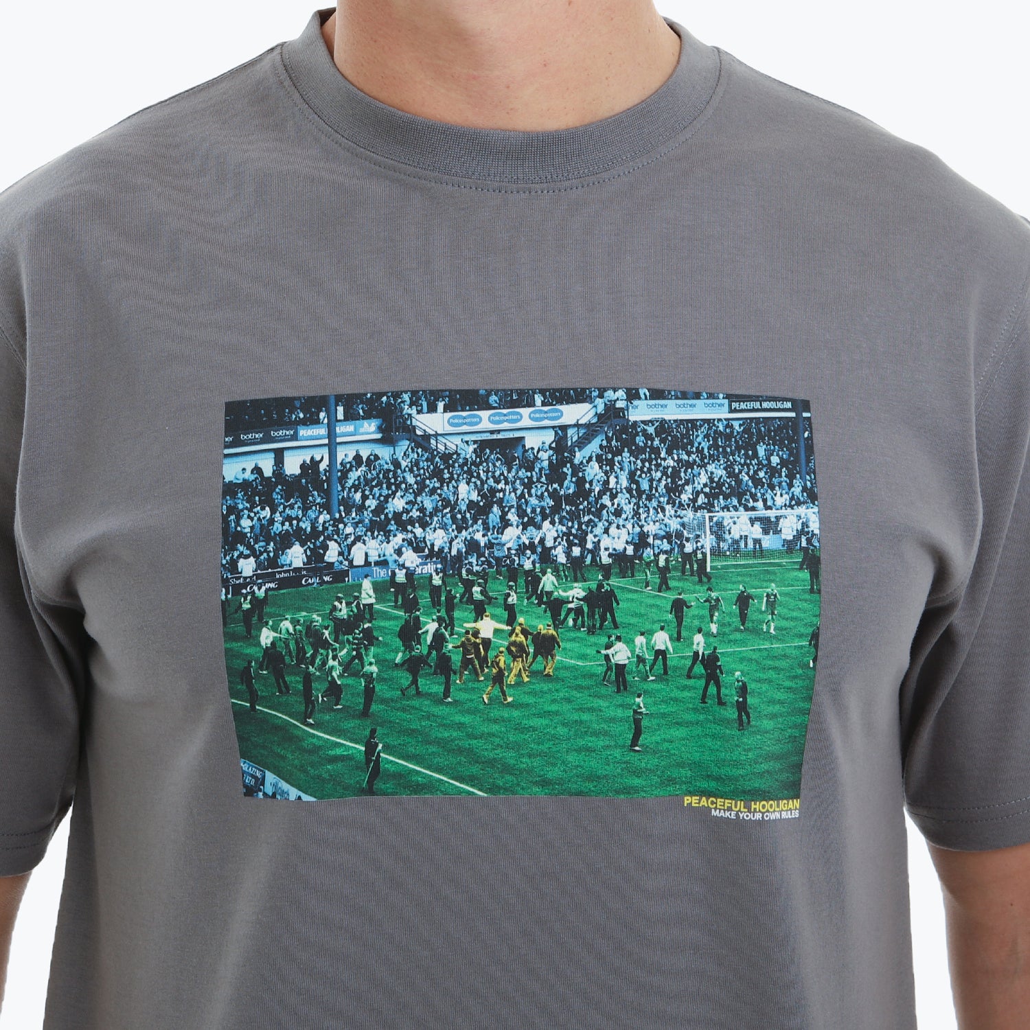 Pitch Invasion T-Shirt Gunmetal