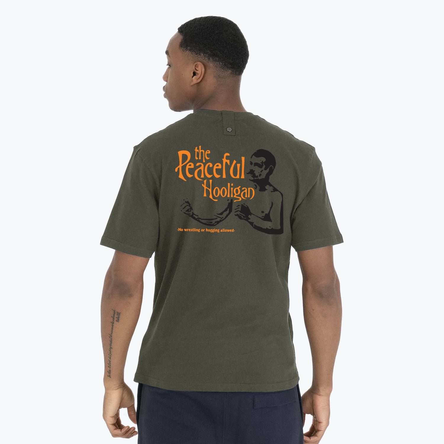 Queensbury T-Shirt Olive - Peaceful Hooligan 