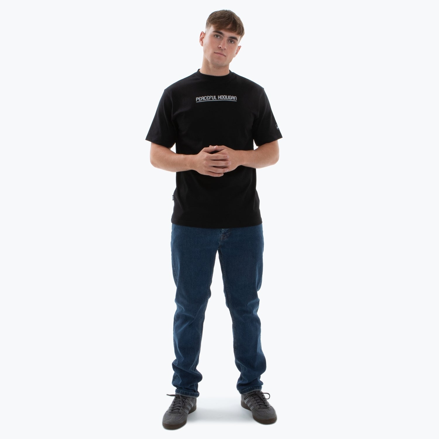 808 T-Shirt Black - Peaceful Hooligan 