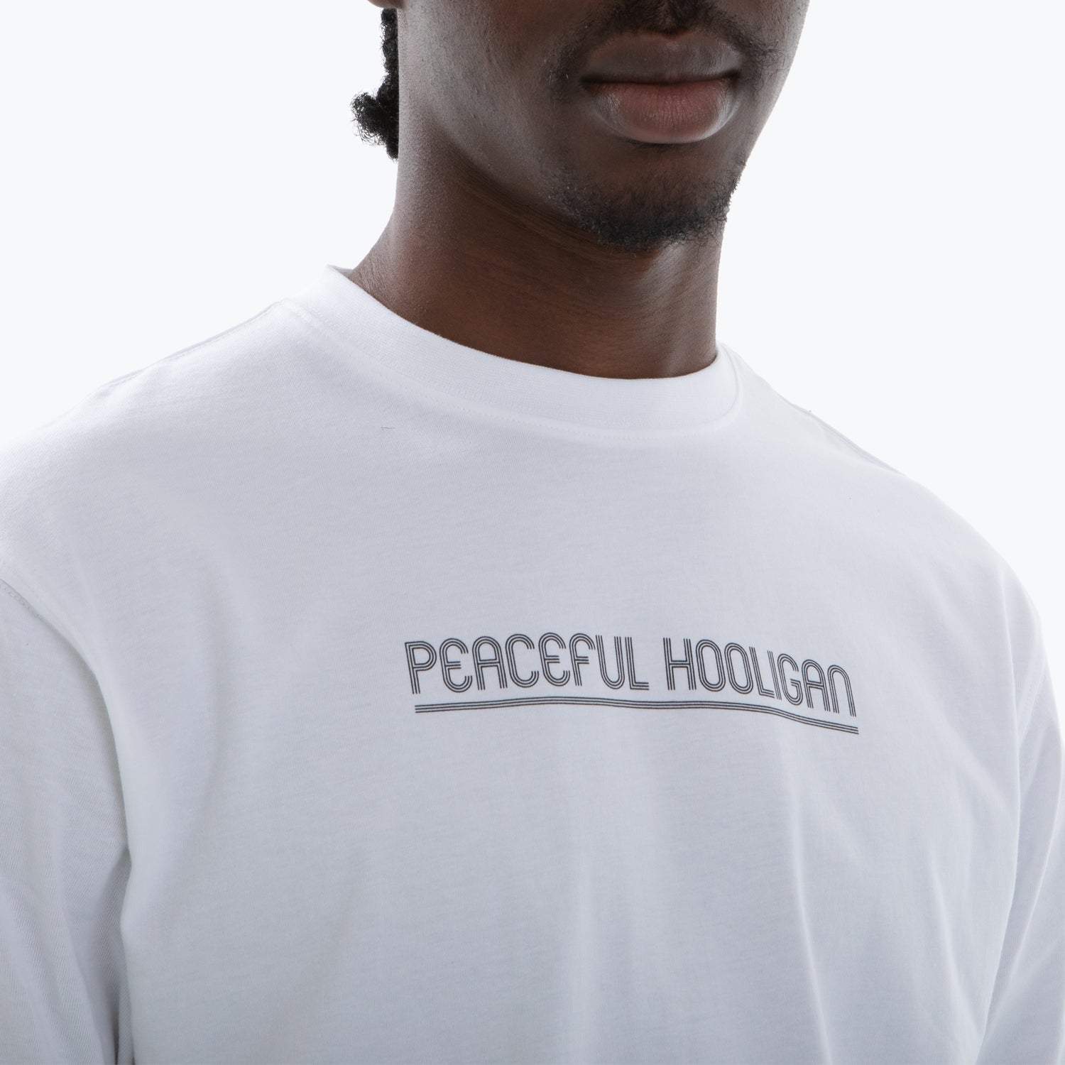 808 T-Shirt White - Peaceful Hooligan 