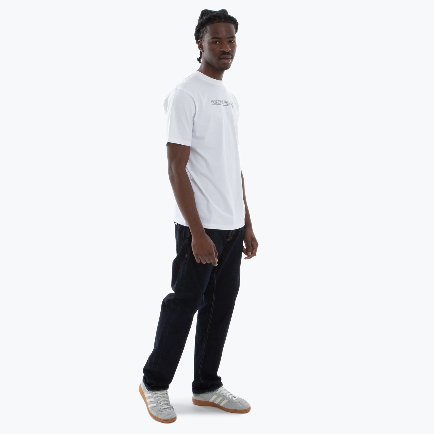 808 T-Shirt White - Peaceful Hooligan 