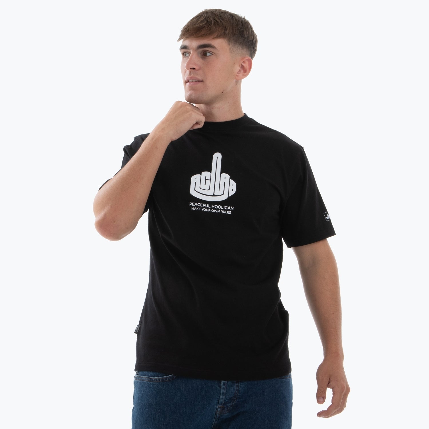 ACAB T-Shirt Black - Peaceful Hooligan 