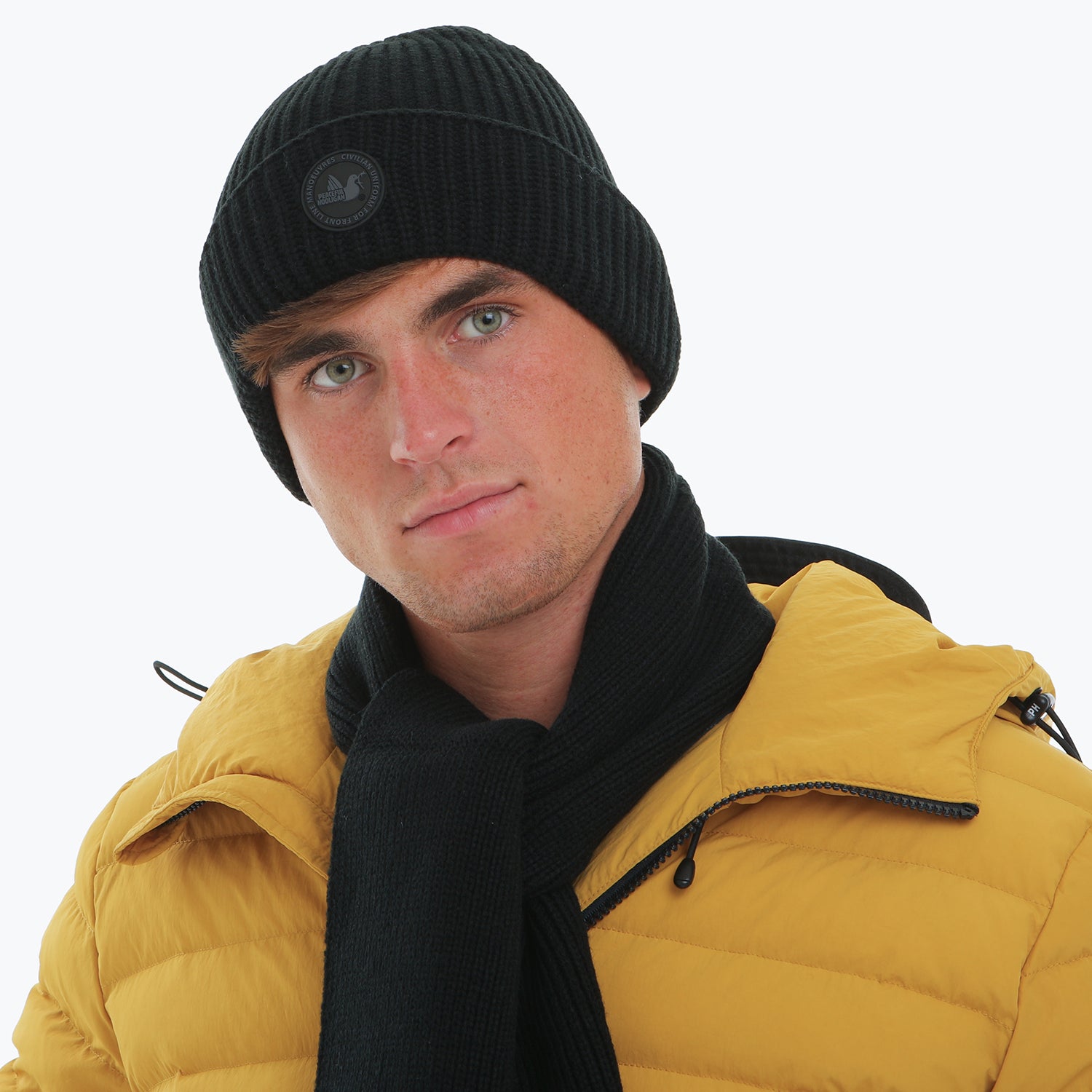 Ribbed Beanie Black - Peaceful Hooligan 