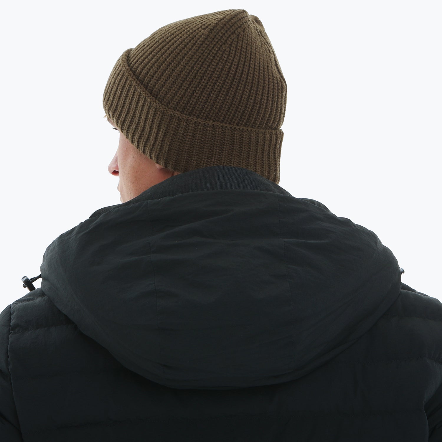 Ribbed Beanie Khaki - Peaceful Hooligan 