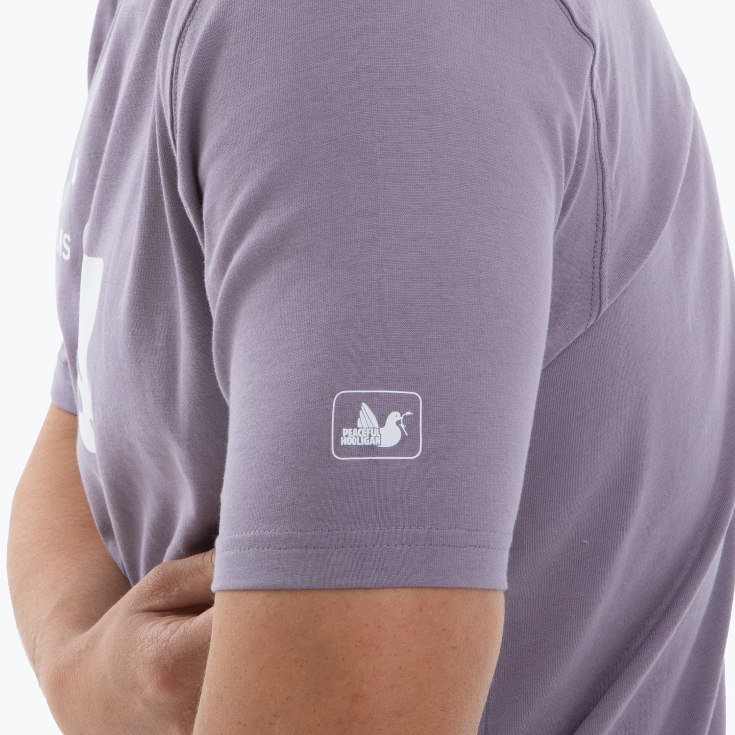 Brown T-Shirt Mauve - Peaceful Hooligan 