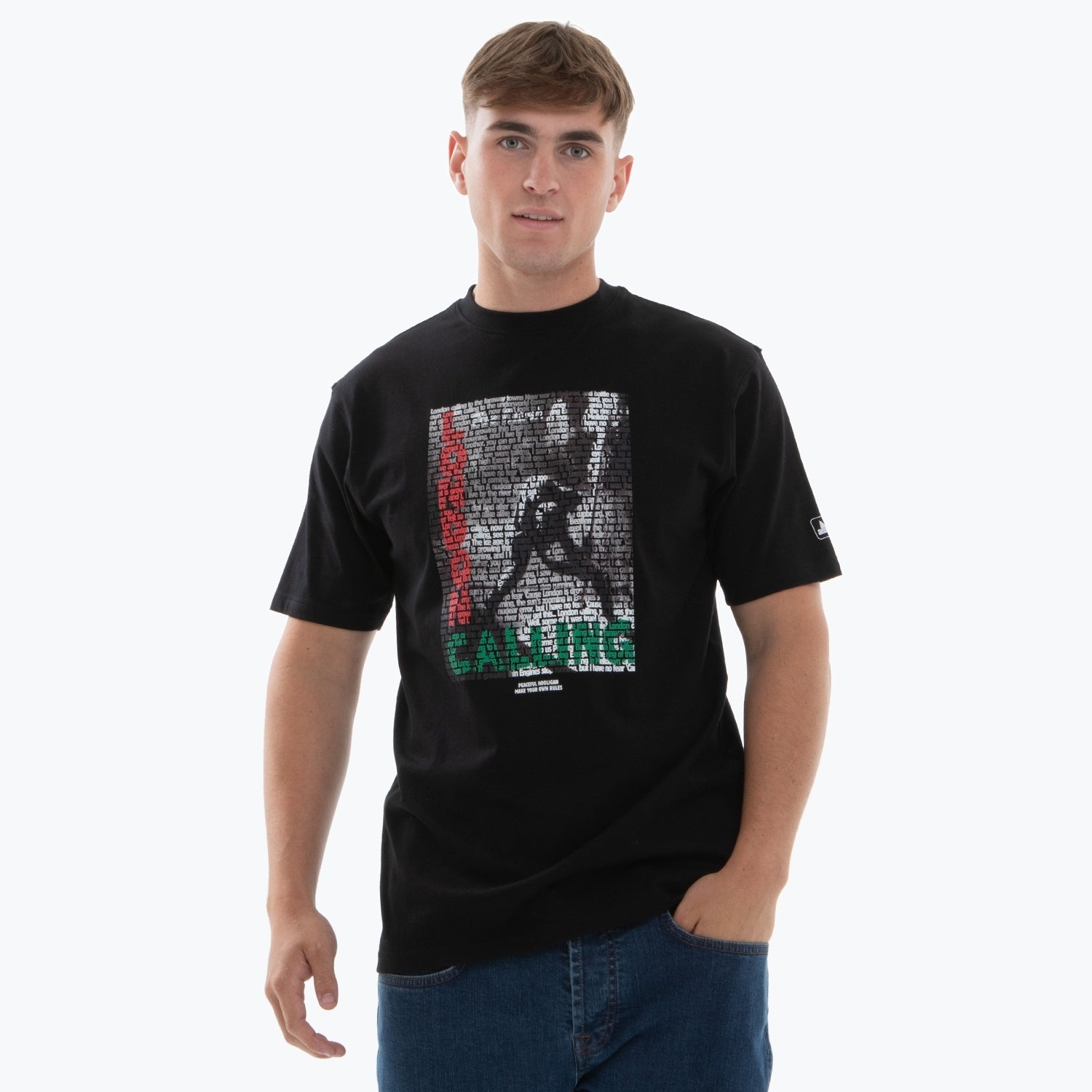 Clash T-Shirt Black - Peaceful Hooligan 