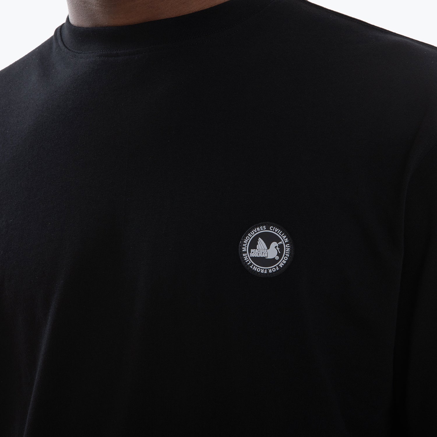Club T-Shirt Black - Peaceful Hooligan 