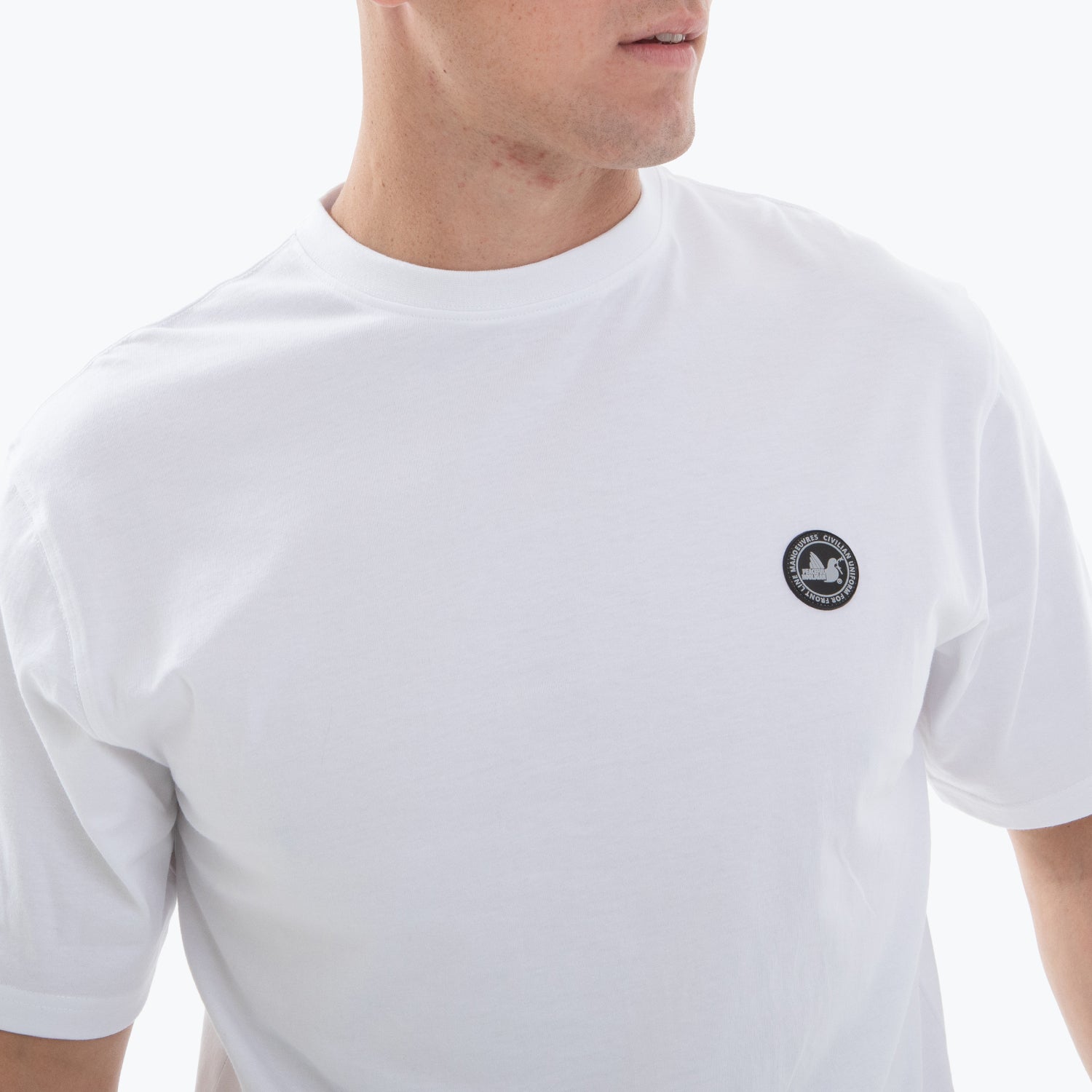 Club T-Shirt White - Peaceful Hooligan 