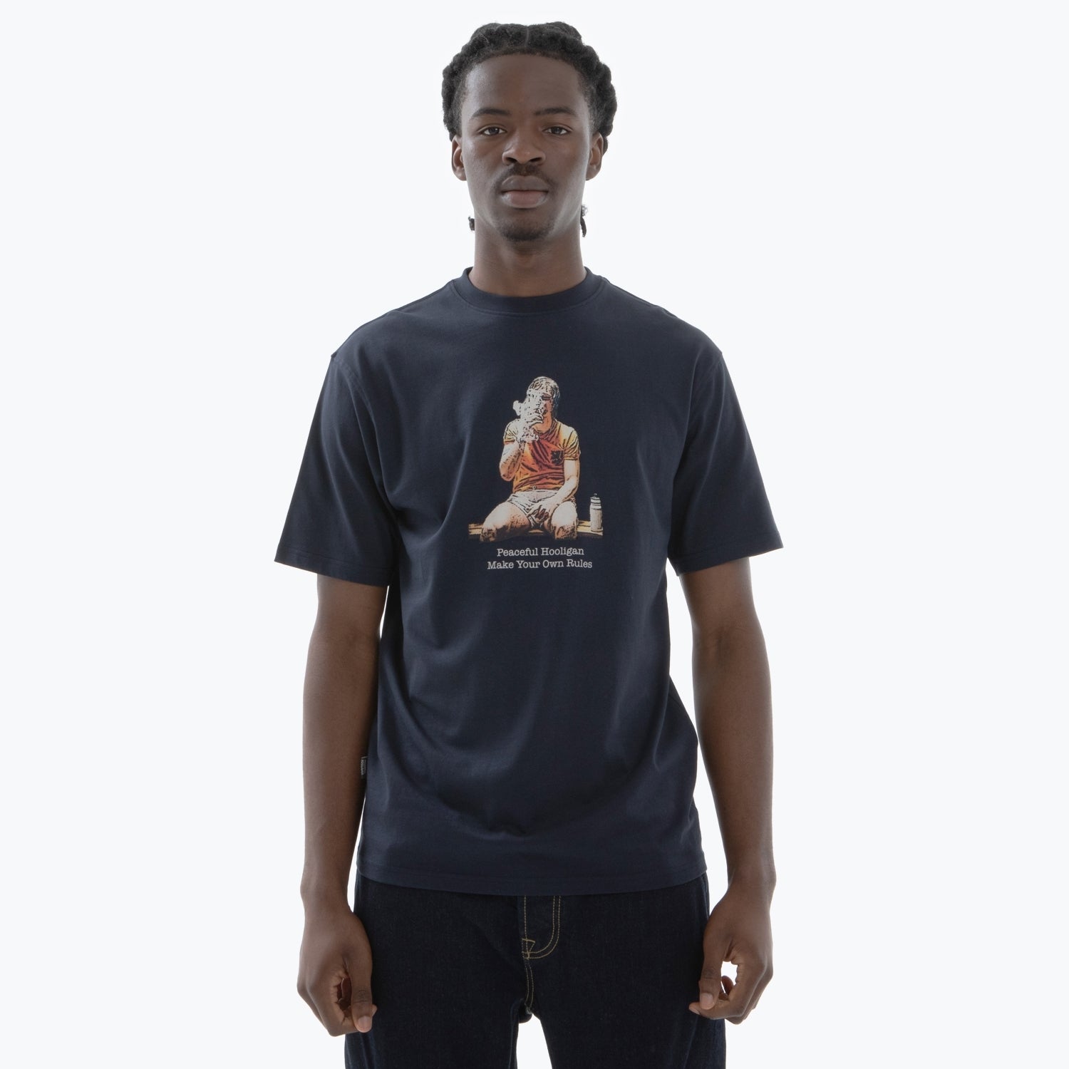 Cruyff T-Shirt Navy - Peaceful Hooligan 