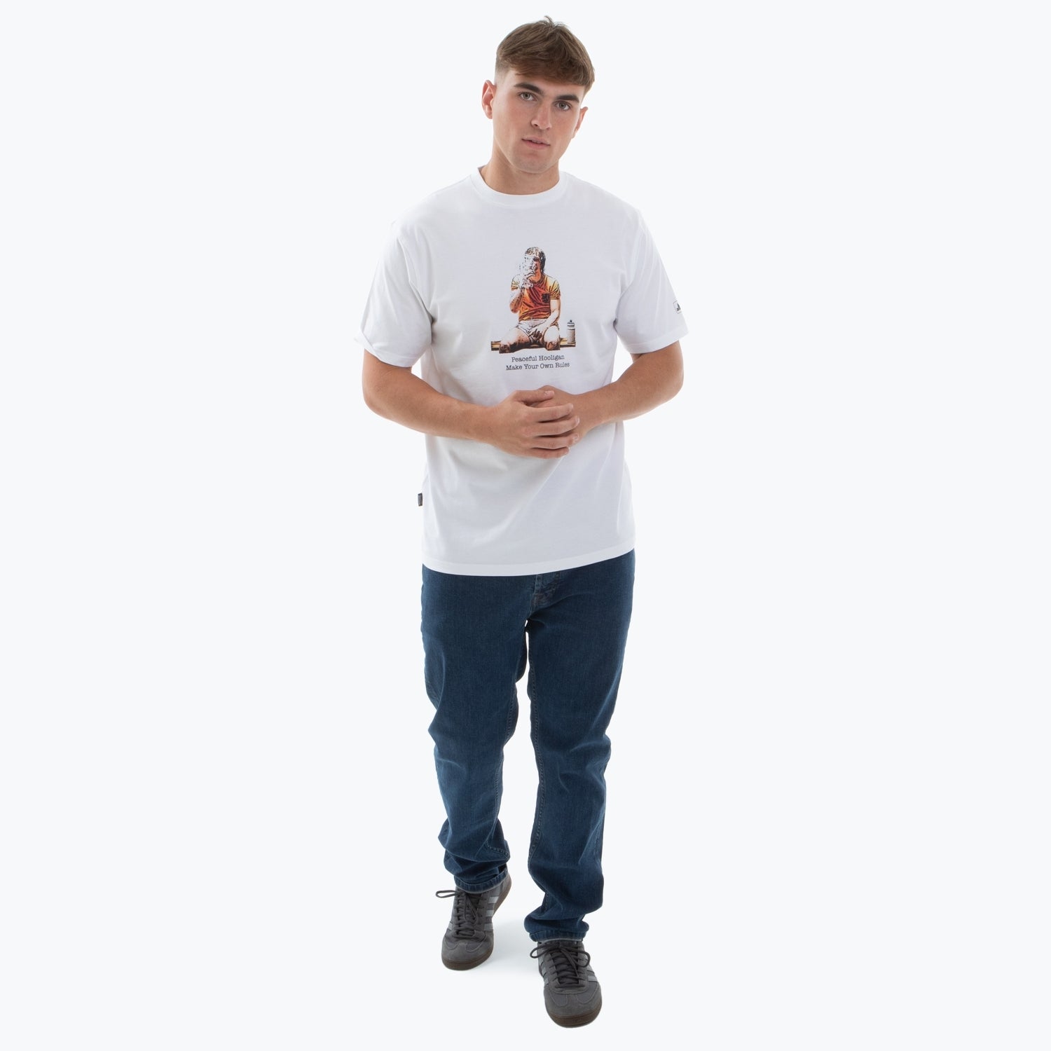 Cruyff T-Shirt White - Peaceful Hooligan 