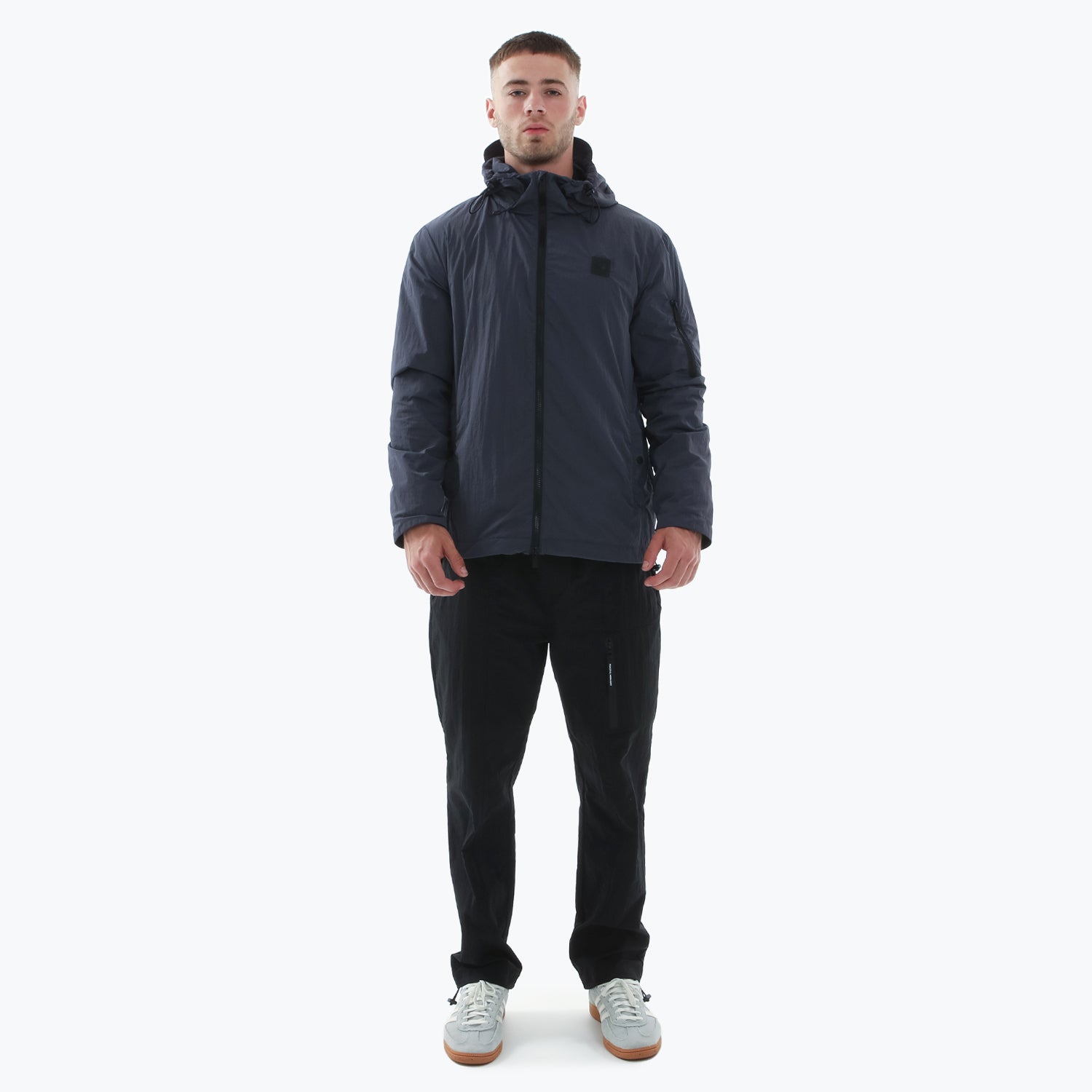 Fury Fleece Lined Jacket Ink Blue - Peaceful Hooligan 