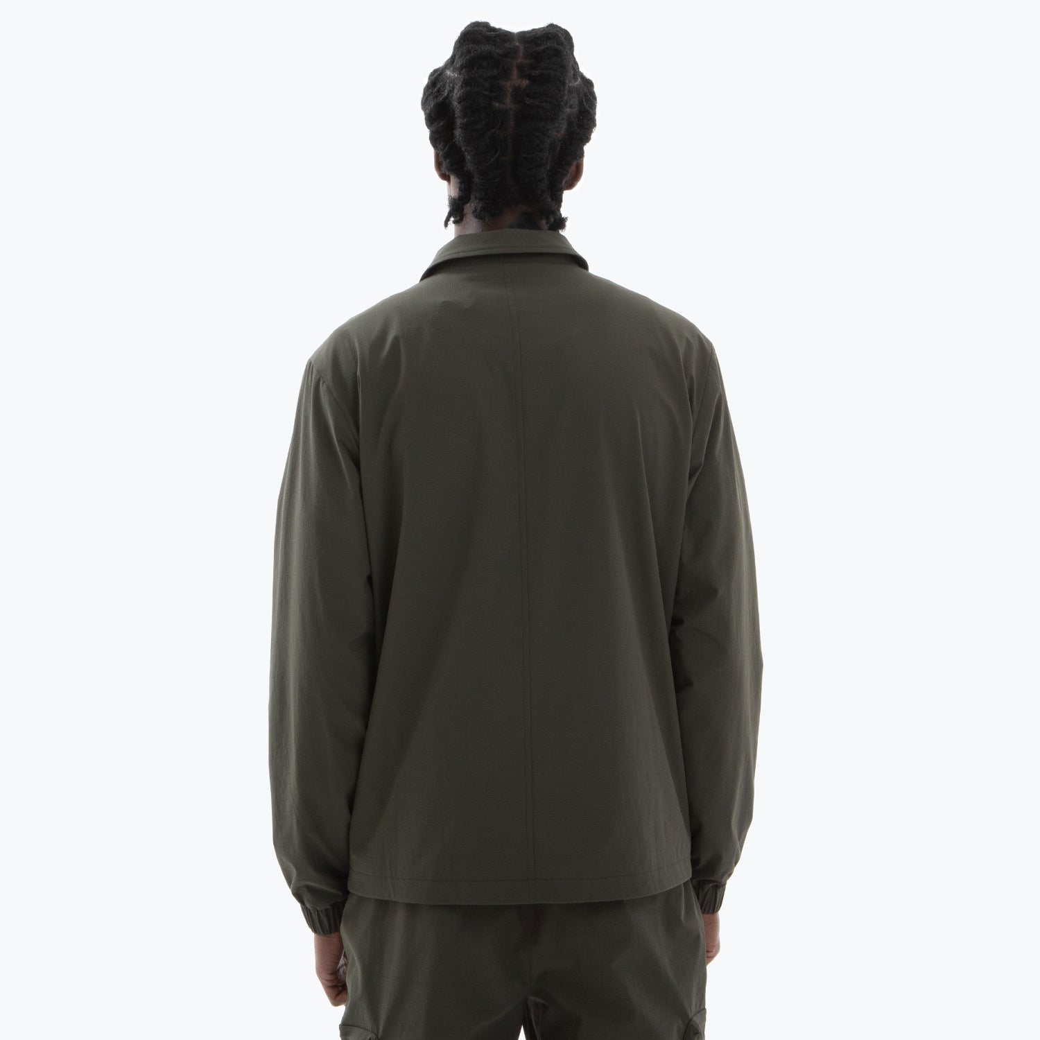 Hawthorn Overshirt Dark Khaki - Peaceful Hooligan 
