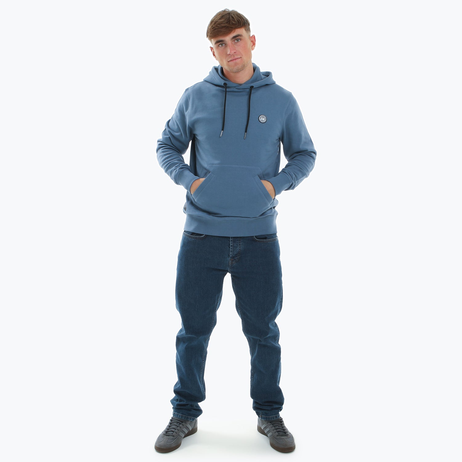 State Hoodie Copen Blue - Peaceful Hooligan 